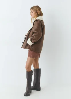 Brownie Abrigos Y Chaquetas*Abrigo doble faz efecto piel Marron