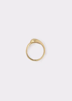 Brownie Bisutería*Anillo abierto gota Dorado
