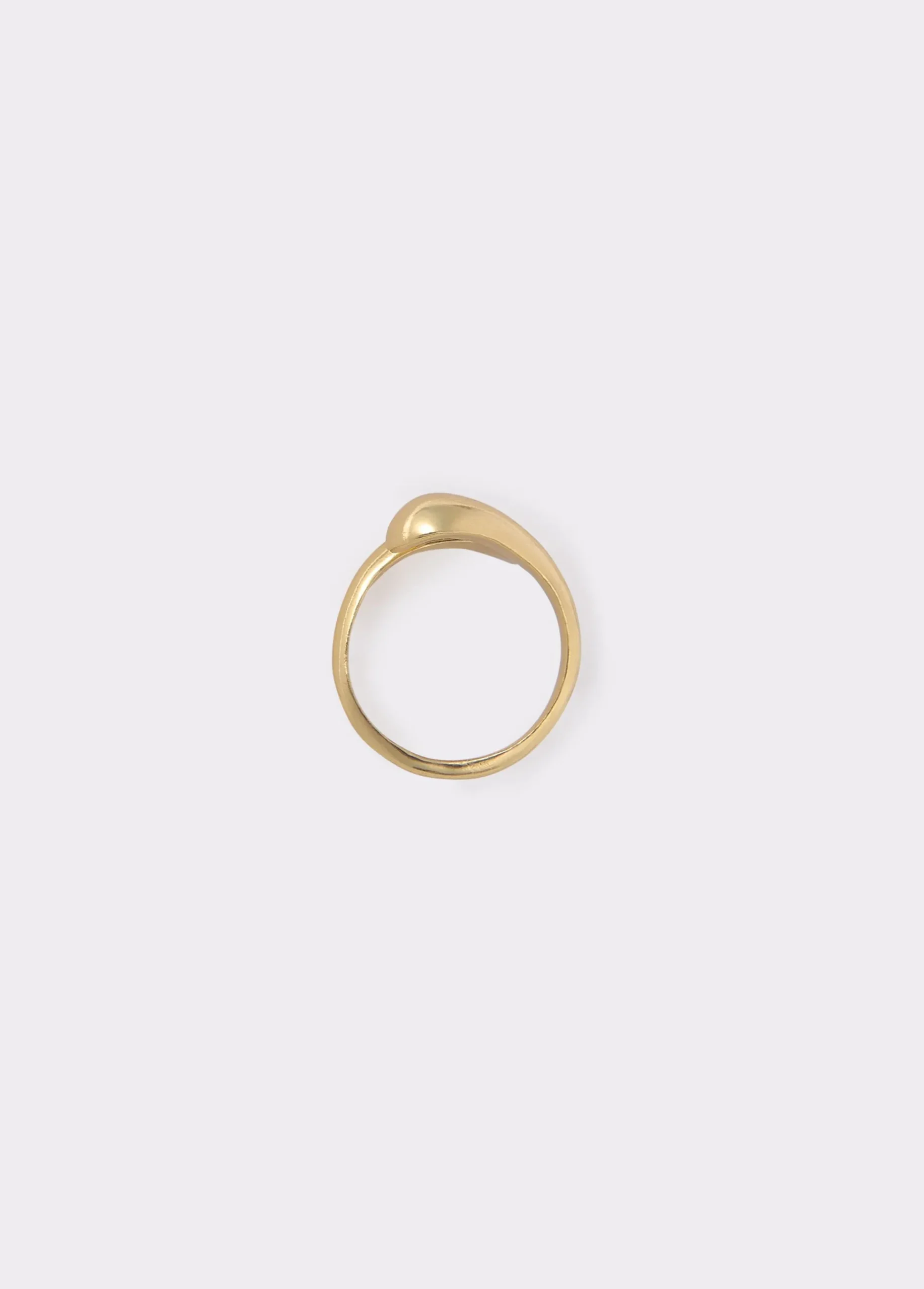 Brownie Bisutería*Anillo abierto gota Dorado