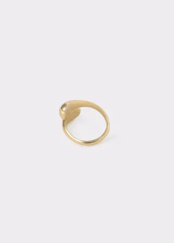 Brownie Bisutería*Anillo abierto gota Dorado