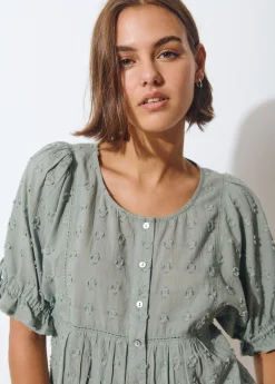 Brownie Camisas Y Blusas*Blusa manga corta Kaki