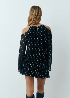 Brownie Camisas Y Blusas|Total Look*Blusa offshoulder brillo Negro