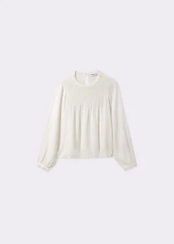 Brownie Camisas Y Blusas*Blusa pecherín smock Crudo
