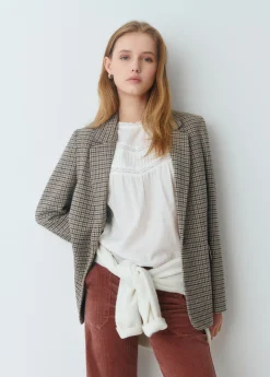 Brownie Camisas Y Blusas*Blusa romántica puntillas Crudo