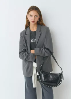 Brownie Bolsos*Bolso bandolera tachas Negro