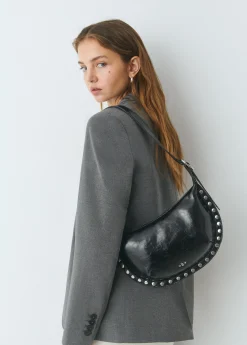 Brownie Bolsos*Bolso bandolera tachas Negro
