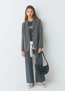 Brownie Bolsos*Bolso bandolera tachas Negro