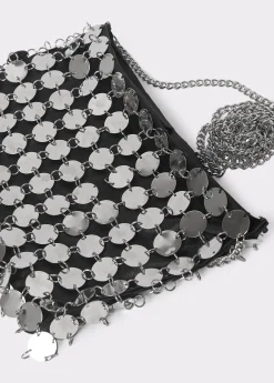 Brownie Bolsos*Bolso chapas metálicas Plata