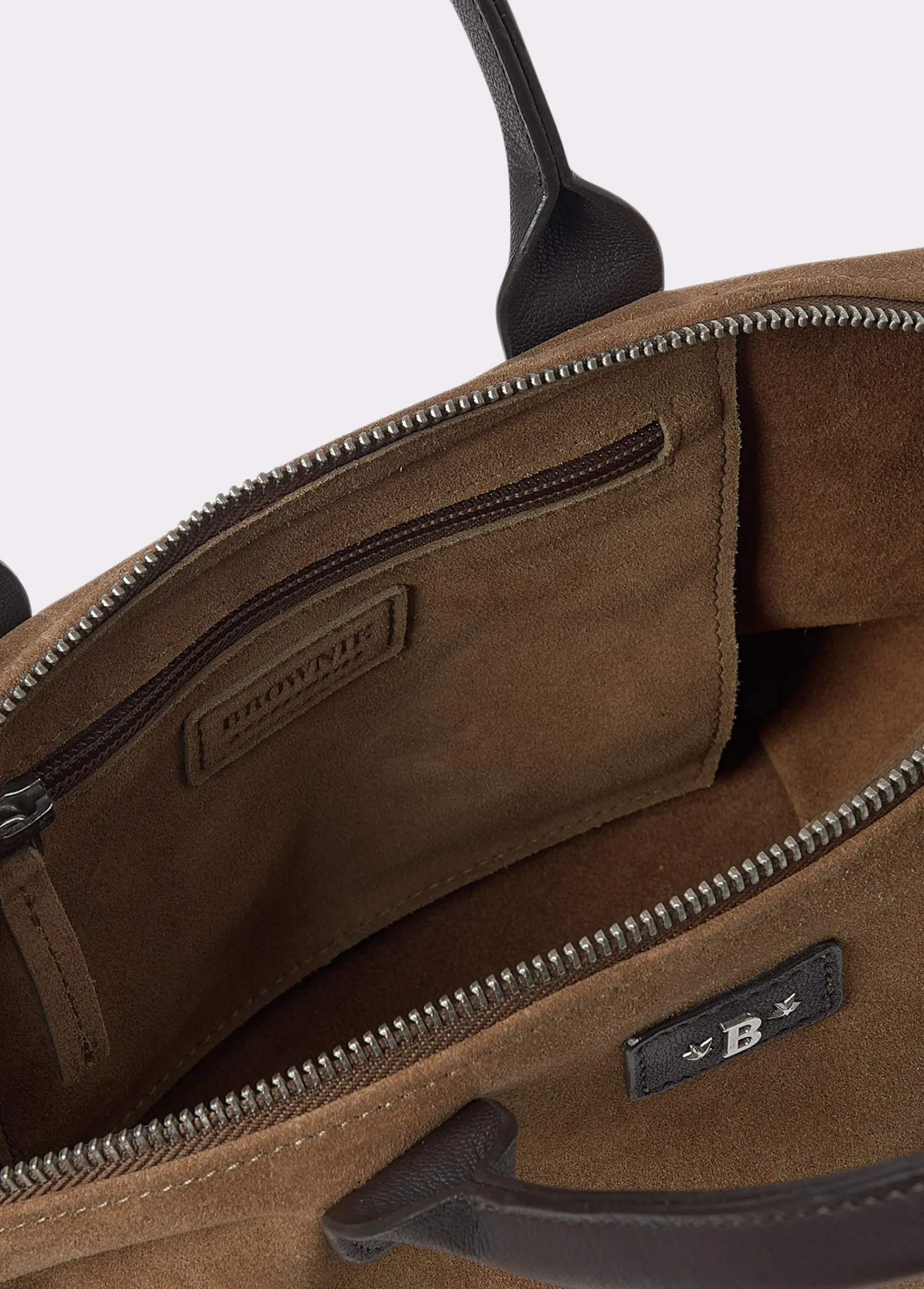Brownie Bolsos*Bolso mini piel shopper Taupeoscuro