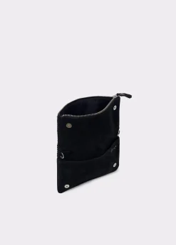 Brownie Bolsos*Bolso piel solapa cadena Negro