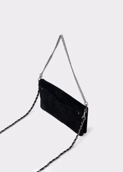 Brownie Bolsos*Bolso piel solapa estrellas Negro