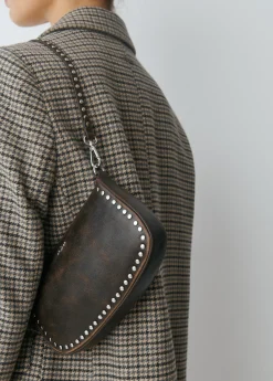 Brownie Bolsos*Bolso piel tachas Marron