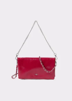 Brownie Bolsos*Bolso solapa bolitas Rojo