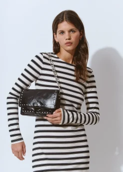 Brownie Bolsos*Bolso solapa dos bolsillos Negro