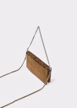 Brownie Bolsos*Bolso solapa piel estampado animal Negro