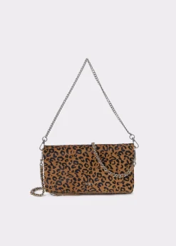Brownie Bolsos*Bolso solapa piel estampado animal Negro