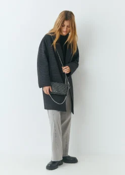 Brownie Bolsos*Bolso solapa tachitas Negro