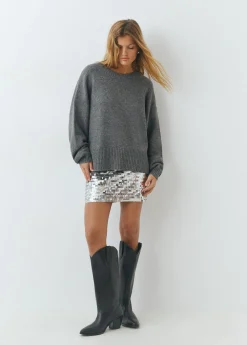 Brownie Zapatos*Bota piel campera tacón Negro