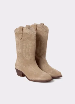 Brownie Zapatos*Bota piel cowboy Arena