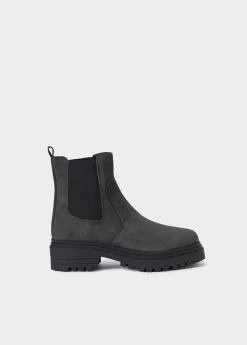 Brownie Zapatos*Botín piel serraje Gris