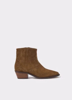 Brownie Zapatos*Botín piel tachitas Cuero