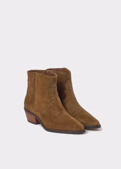 Brownie Zapatos*Botín piel tachitas Cuero