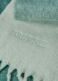 Brownie Bufandas*Bufanda gruesa degradada Verde