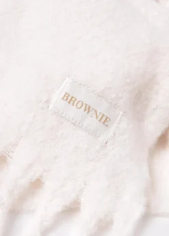 Brownie Bufandas*Bufanda gruesa lisa flecos