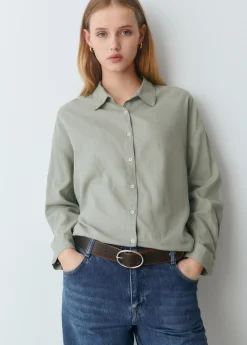 Brownie Camisas Y Blusas*Camisa básica lisa Kakiclaro