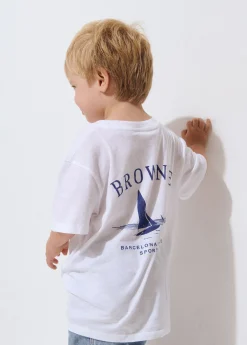 Brownie Camisetas Y Tops*Camiseta algodón bordada kids