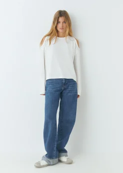 Brownie Camisetas Y Tops*Camiseta cut-out bordado estrellas