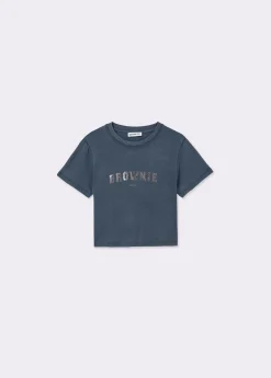 Brownie Camisetas Y Tops*Camiseta logo Azul