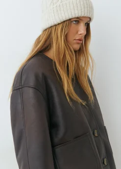 Brownie Abrigos Y Chaquetas*Chaqueta reversible doble faz efecto piel Camel