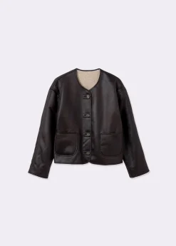 Brownie Abrigos Y Chaquetas*Chaqueta reversible doble faz efecto piel Camel