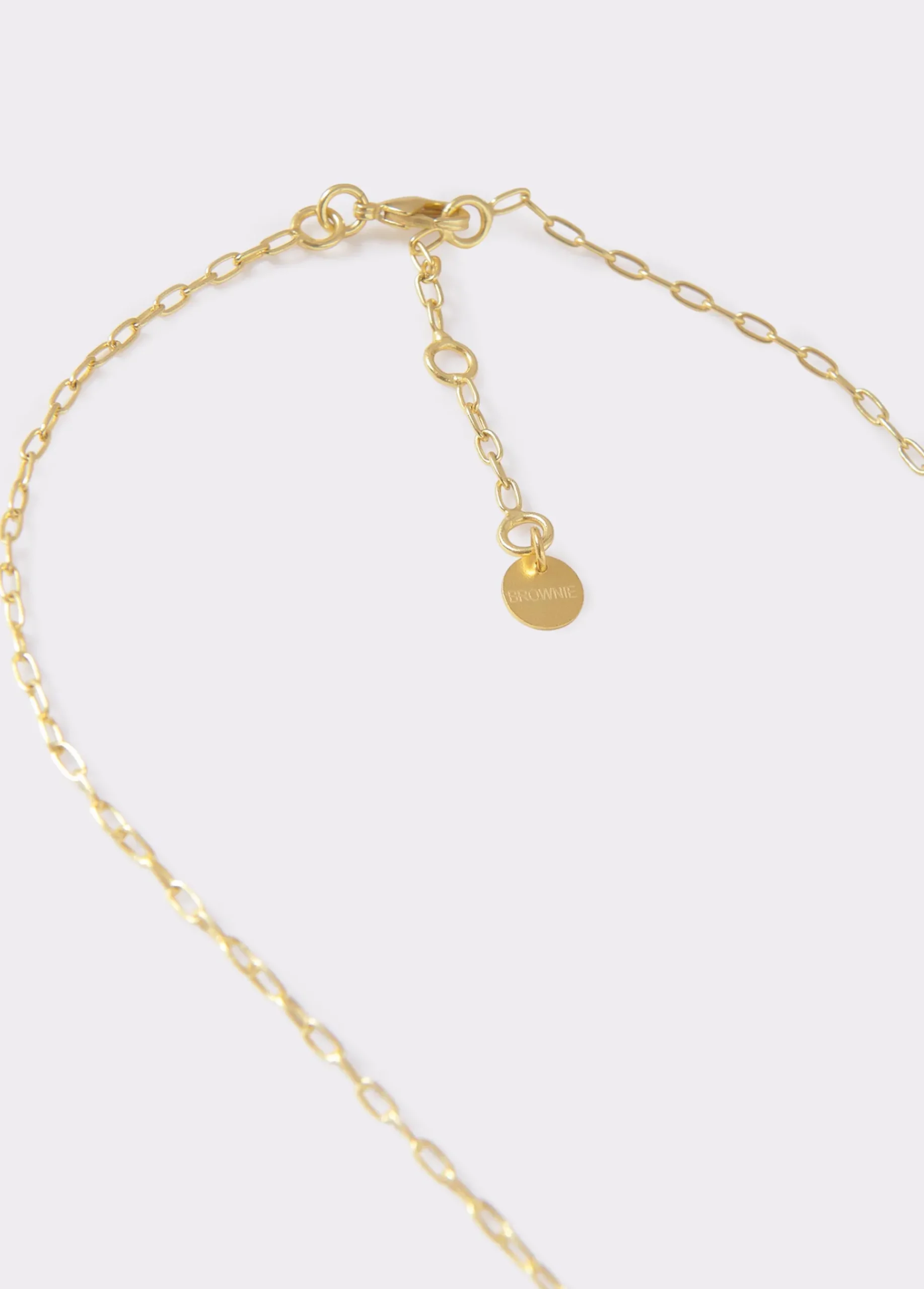 Brownie Bisutería*Collar virgen de los milagros Dorado