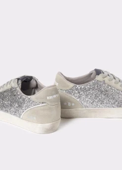 Brownie Zapatos*Deportiva glitter Plata