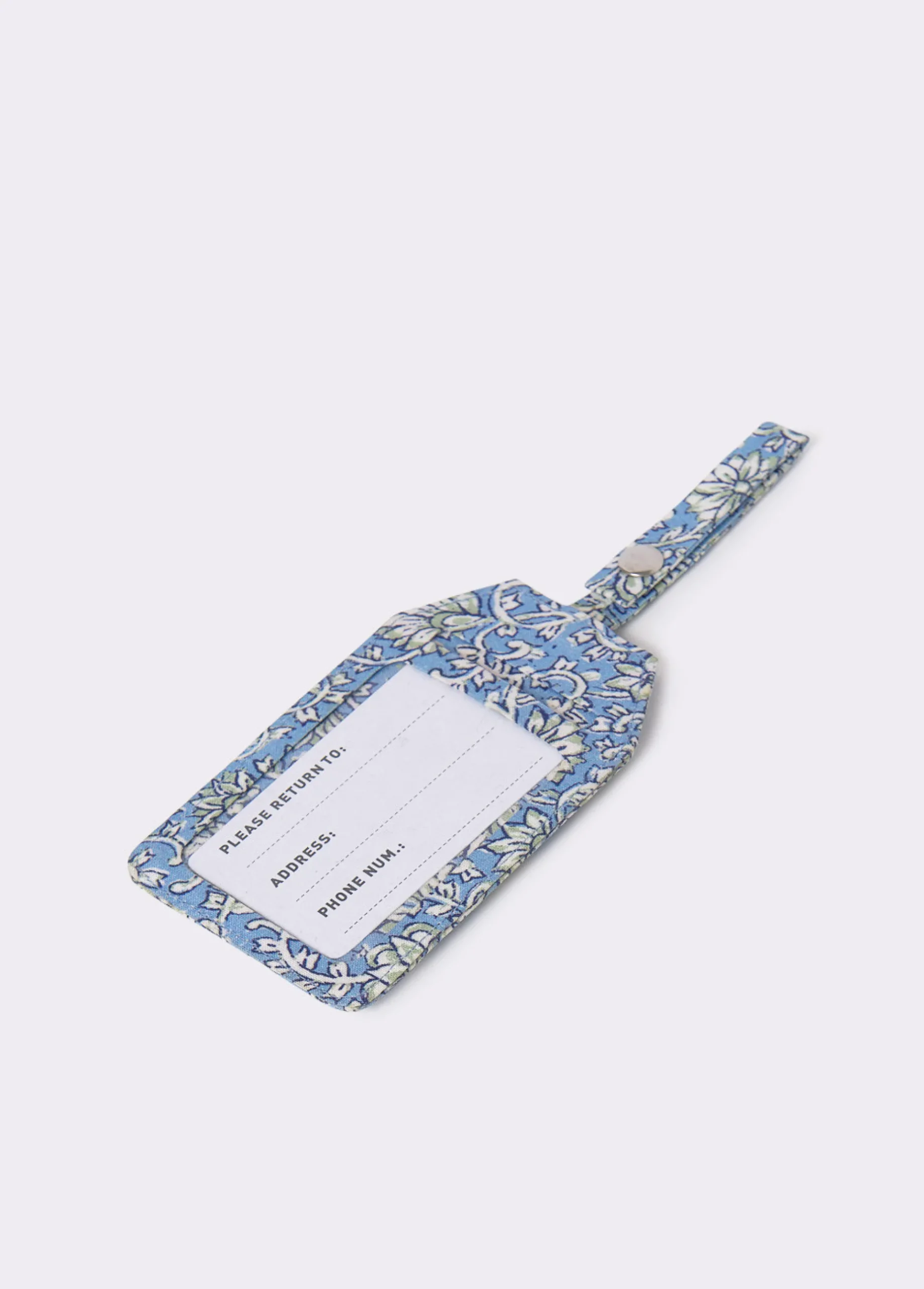 Brownie Accesorios De Viaje*Etiqueta maleta Azul