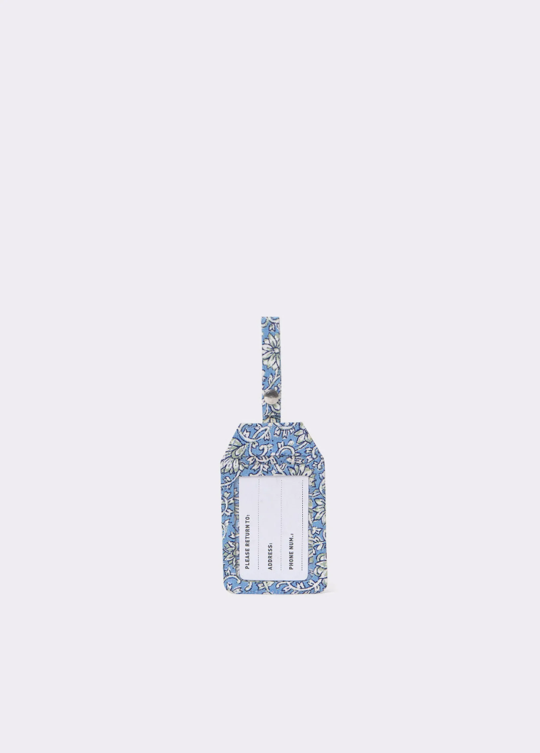 Brownie Accesorios De Viaje*Etiqueta maleta Azul