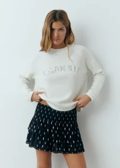 Brownie Faldas|Total Look*Falda volantes brillo Negro