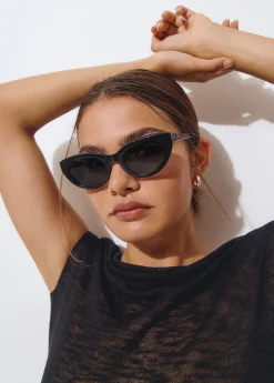 Brownie Gafas De Sol*Gafas de sol cat eyes Negro