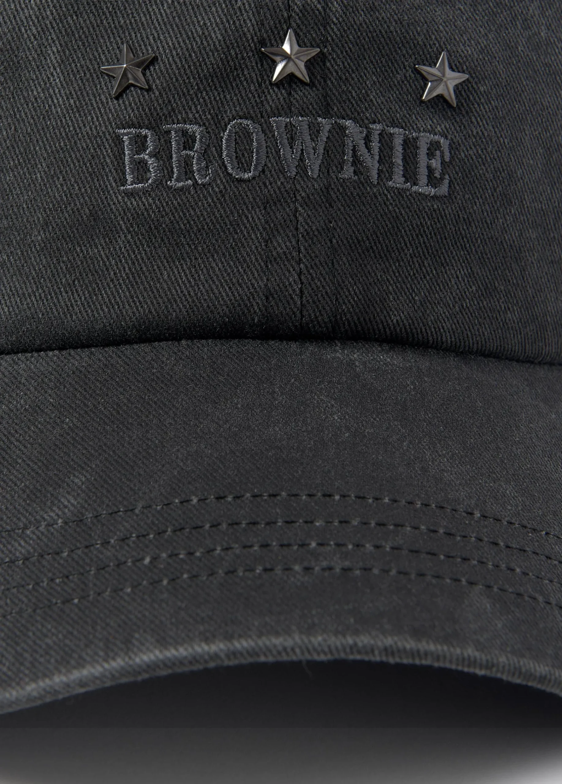 Brownie Gorras Y Gorros*Gorra algodón bordada Antracita