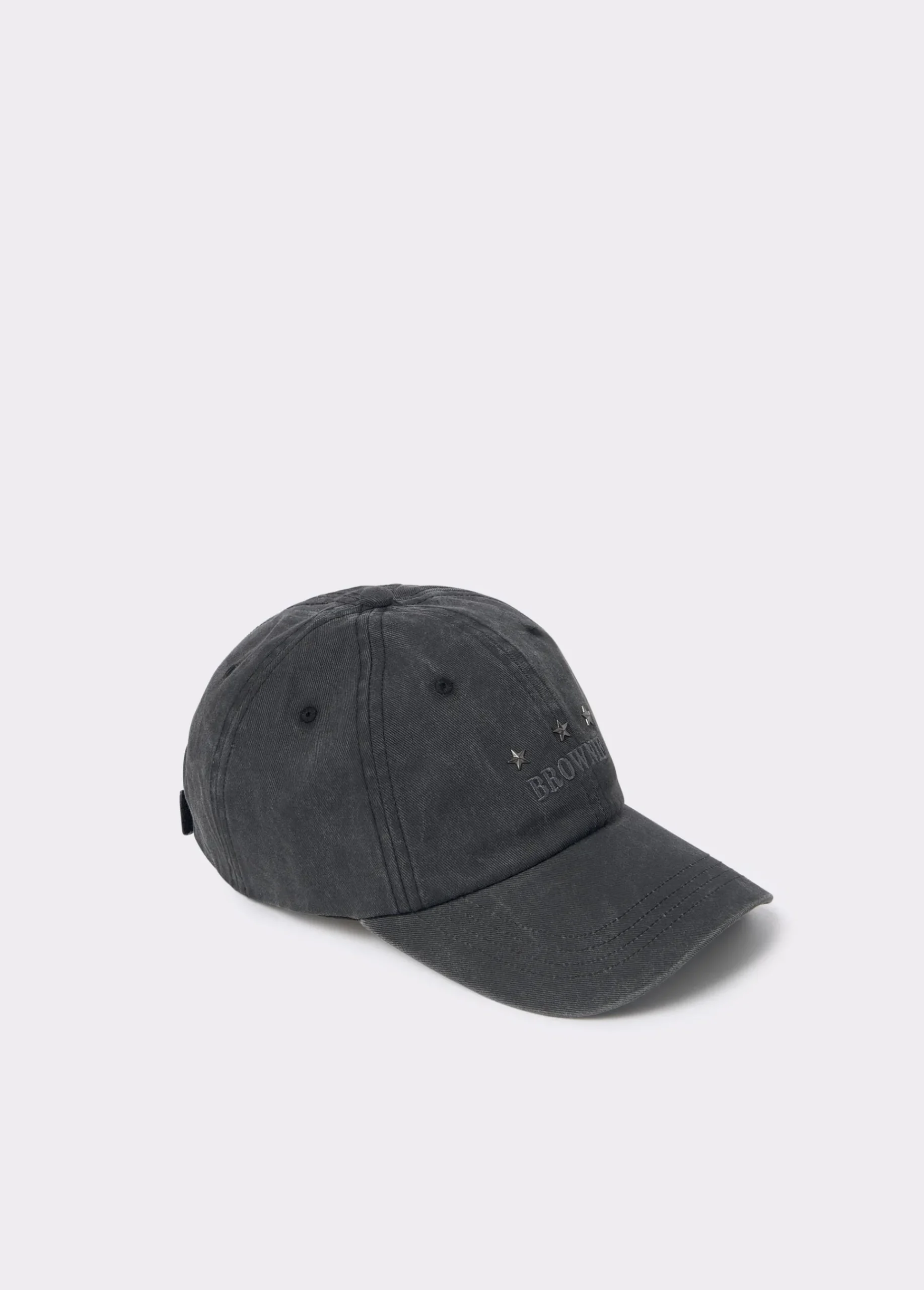 Brownie Gorras Y Gorros*Gorra algodón bordada Antracita