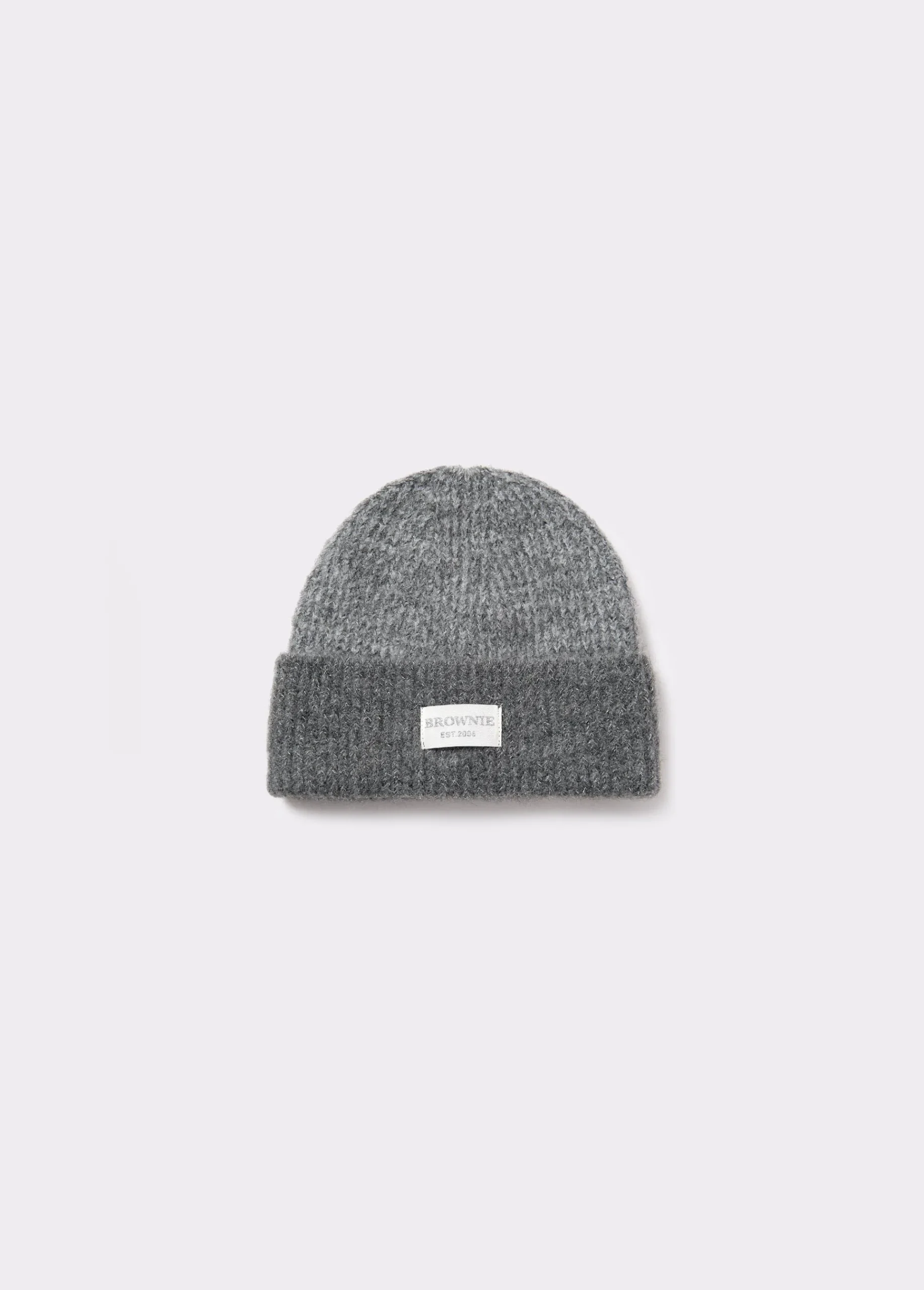 Brownie Gorras Y Gorros*Gorro bicolor canalé lurex Gris