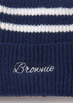 Brownie Gorras Y Gorros*Gorro rayas Azul