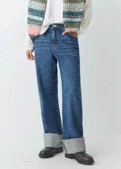 Brownie Jeans*Jeans bajo vuelta Azulmedio