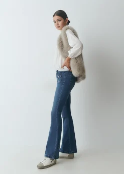 Brownie Jeans*Jeans bolsillos frontales Azulmedio