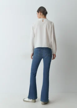 Brownie Jeans*Jeans bolsillos frontales Azulmedio