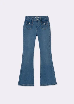 Brownie Jeans*Jeans bolsillos frontales Azulmedio