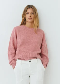 Brownie Jerséis|Punto*Jersey básico oversize Rosado