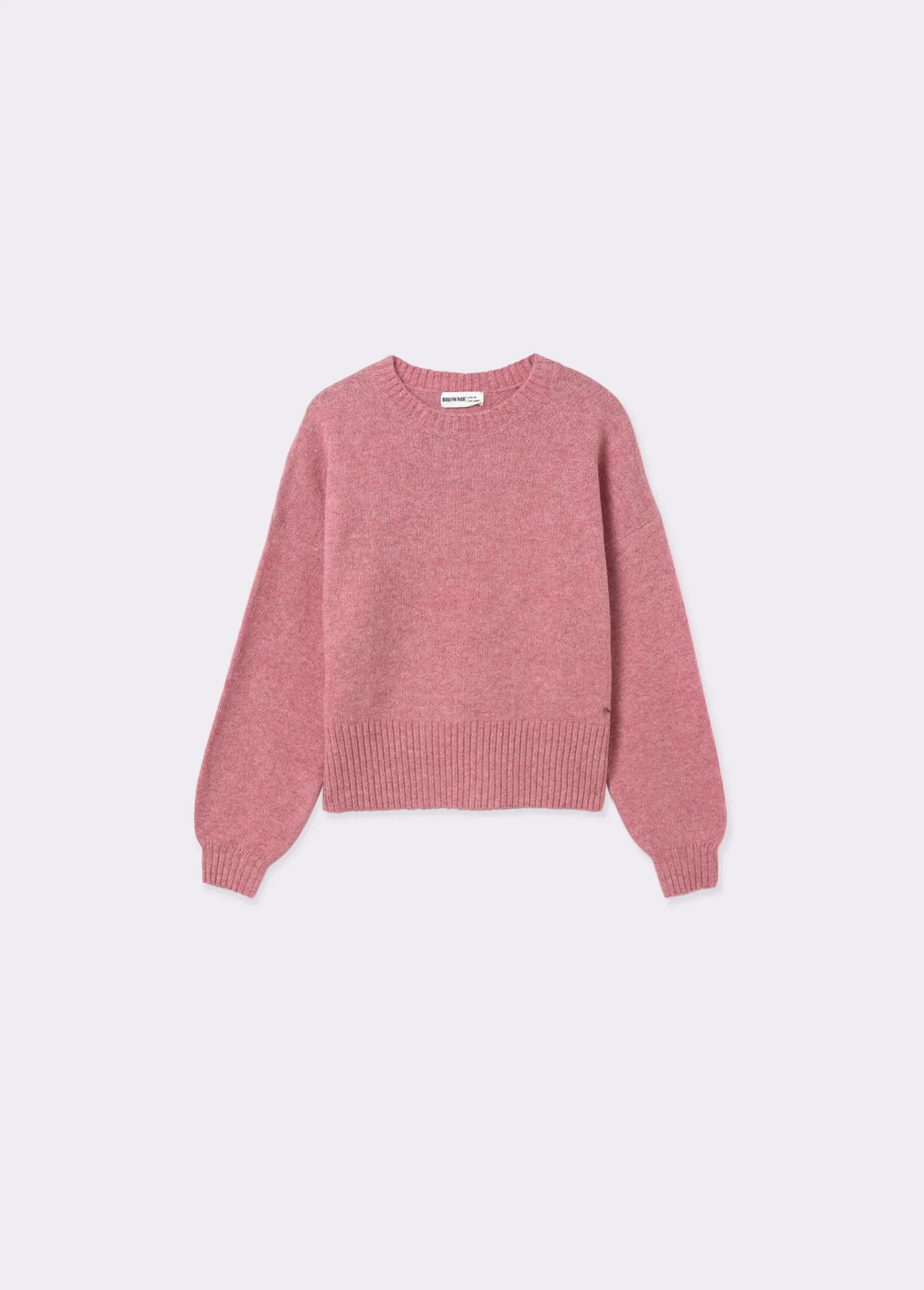 Brownie Jerséis|Punto*Jersey básico oversize Rosado